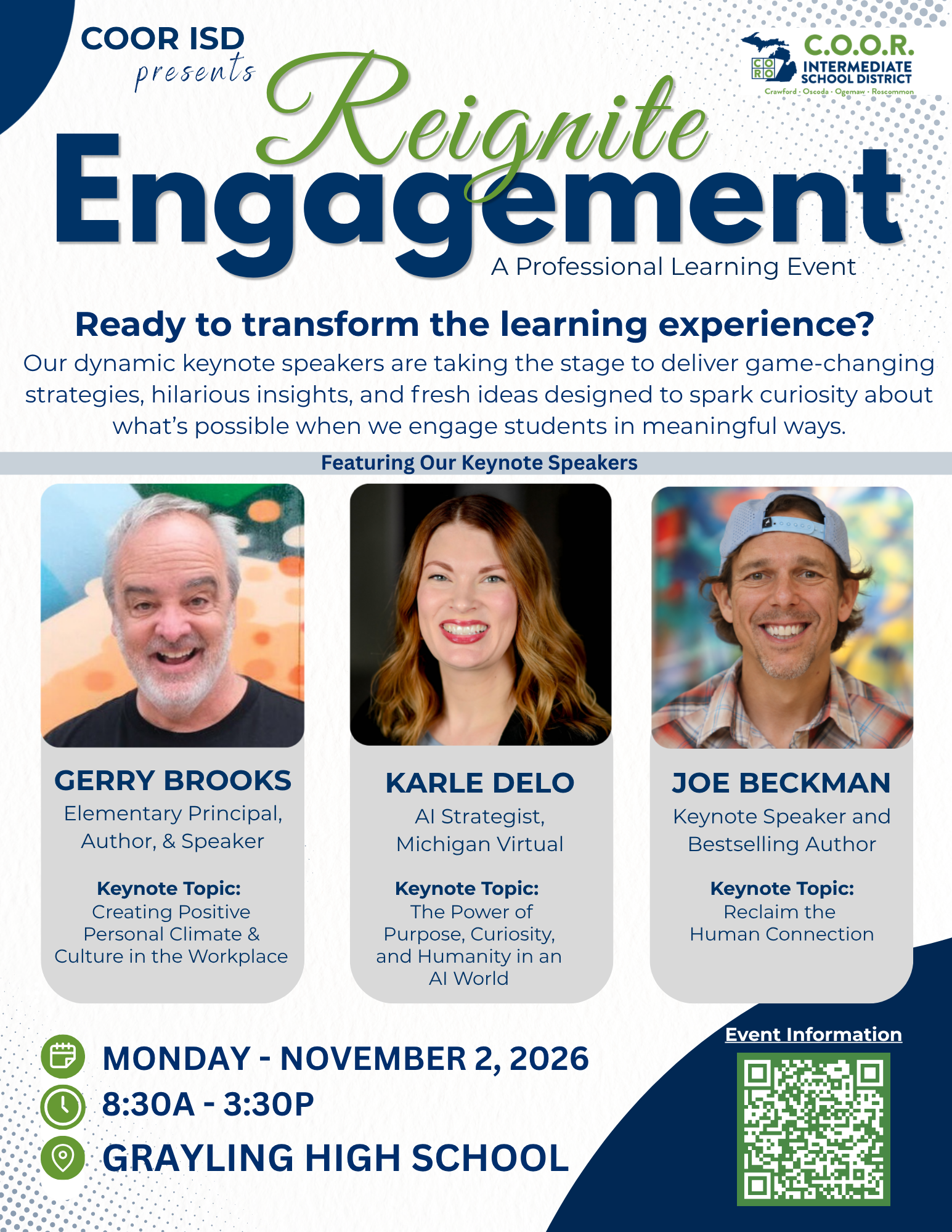 COOR-Wide Learning Menu